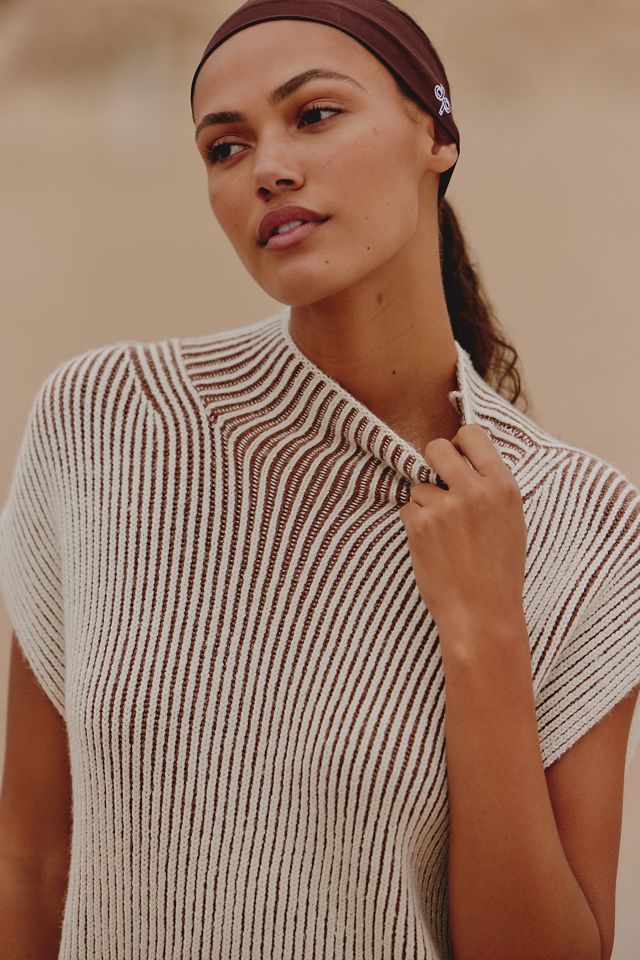 Varley Lauren Plated Knit Tank Top #3