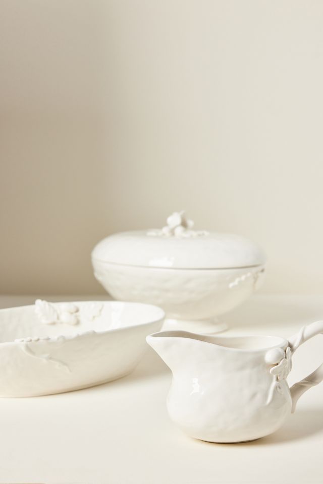 Oak Leaf Stoneware Tureen #2