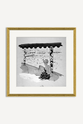 Anthropologie Vogue Magazine, " Creek Club Beach" Wall Art