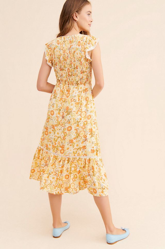 Lost + Wander Rose Claire Midi Dress #1