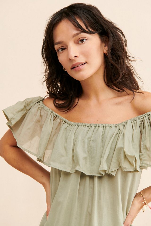 Erika Pe?a Off The Shoulder Tiered Mini Dress #2