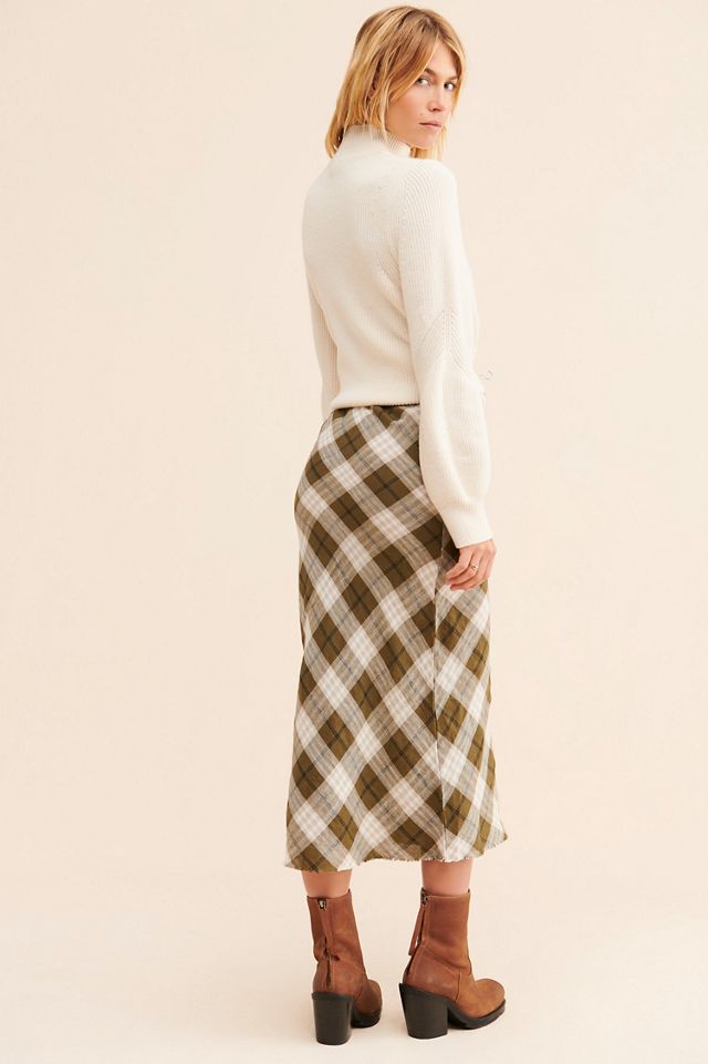 Little Lies Plaid Slip Skirt #1