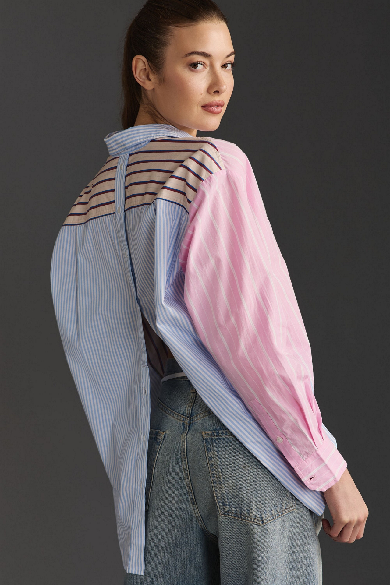 Essentiel Antwerp Famille Striped Buttondown Shirt