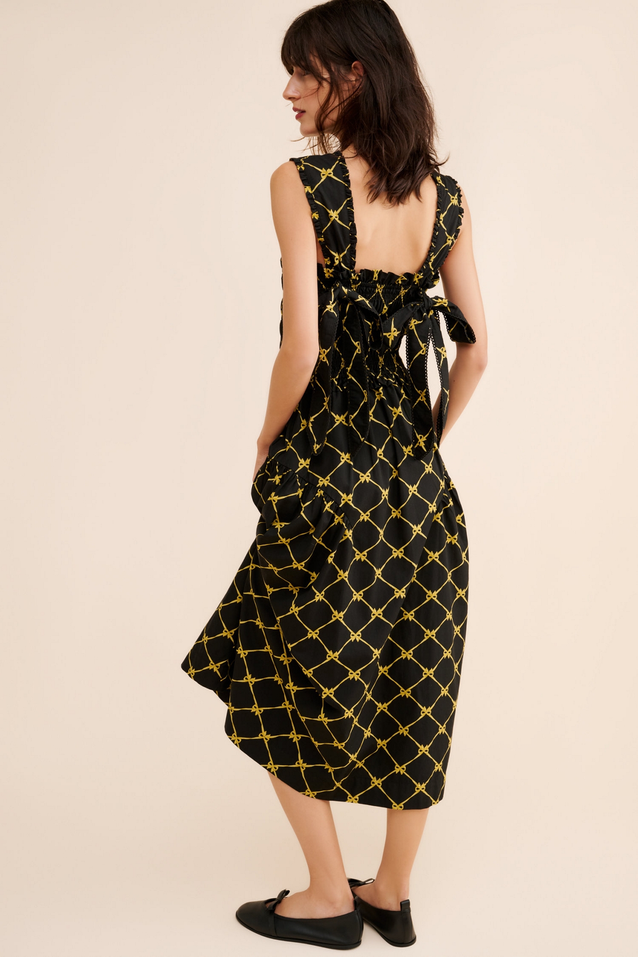 Damson Madder Violet Midi Dress