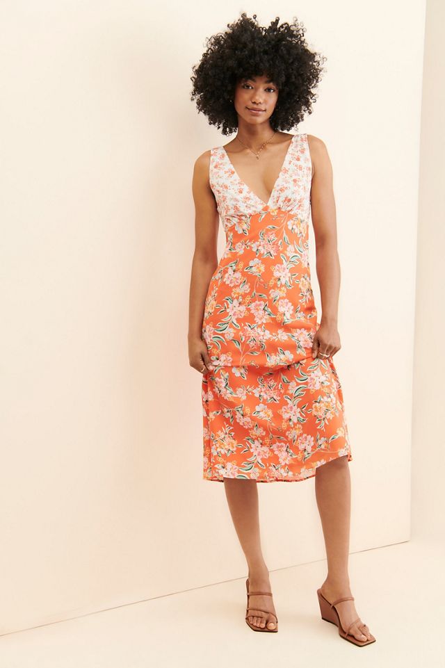 4SI3NNA Mixed Print Slip Dress #3