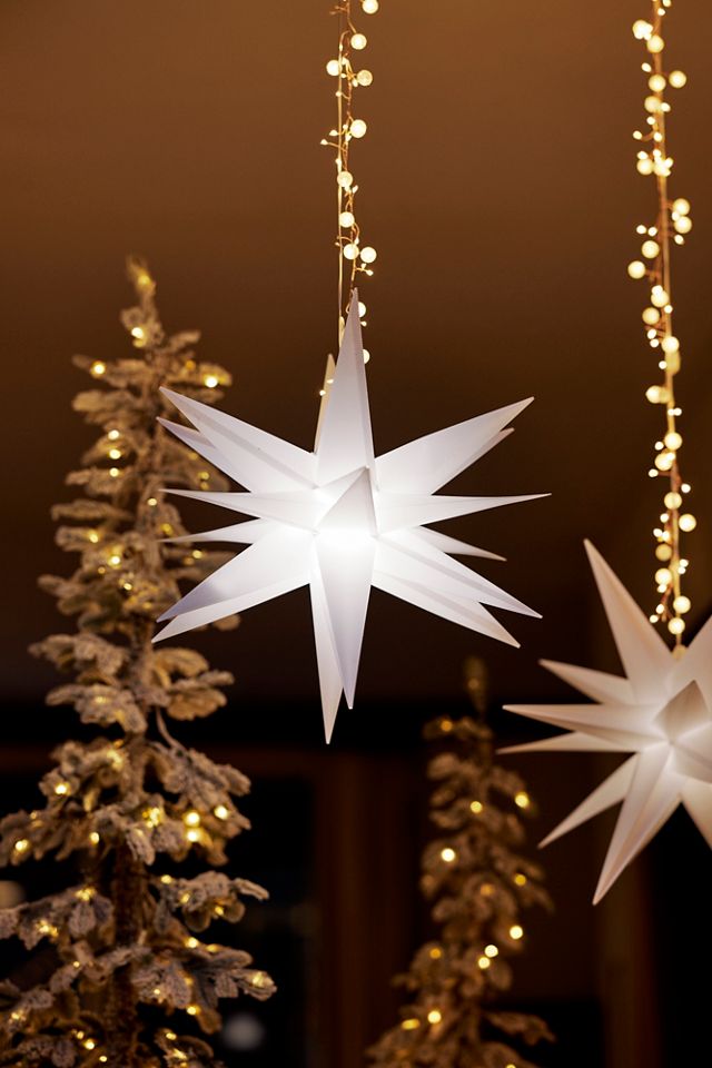Stargazer Twinkling Clear Beaded Light Garland #3