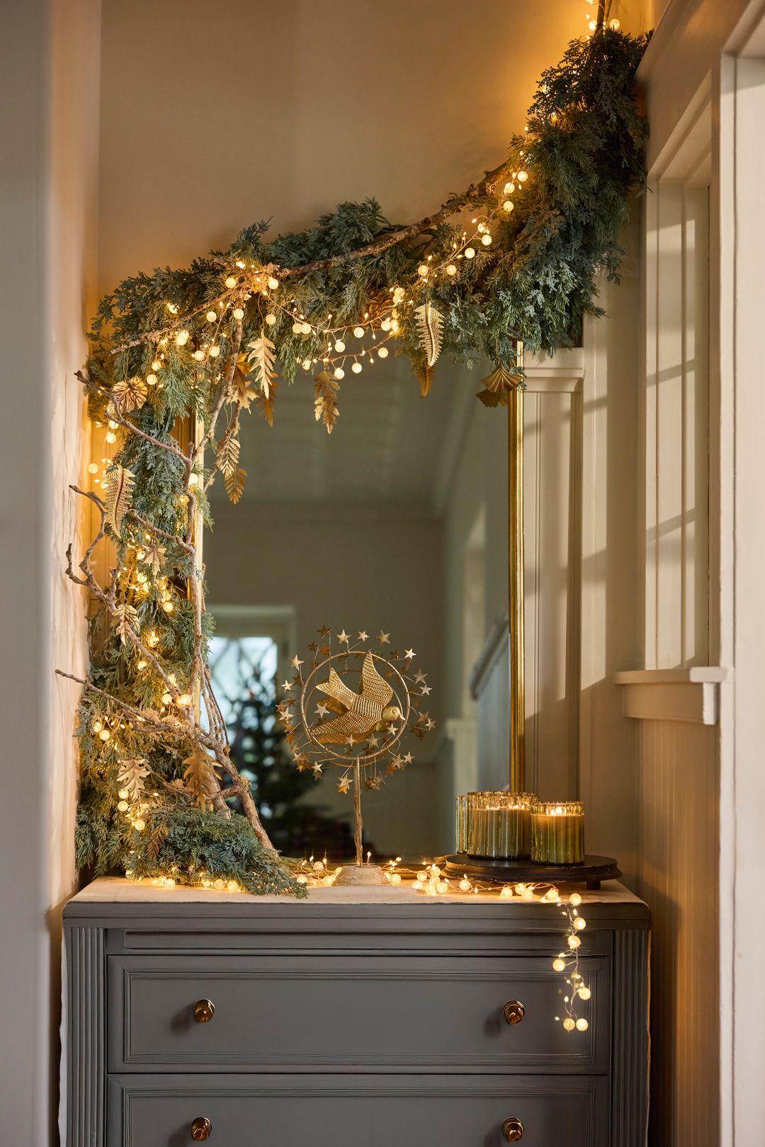 Stargazer Twinkling Clear Beaded Light Garland - Multi, Standard, One Size