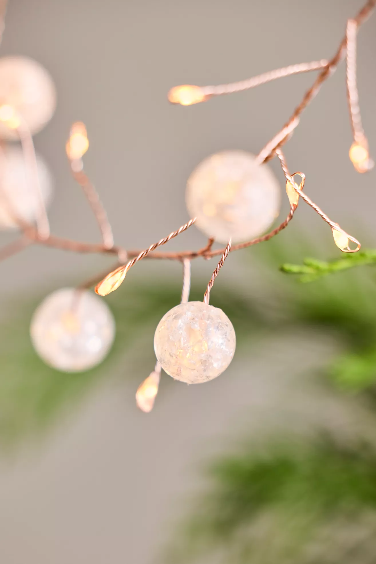 Terrain Stargazer Clear Beaded Light Garland - thumbnail 4