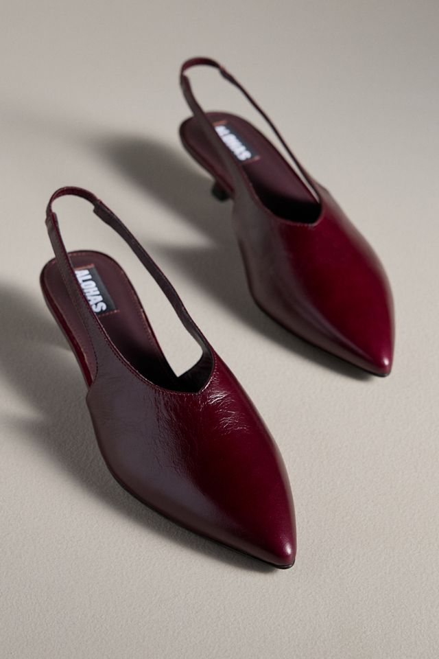 ALOHAS Eros Slingback Kitten Keels #1
