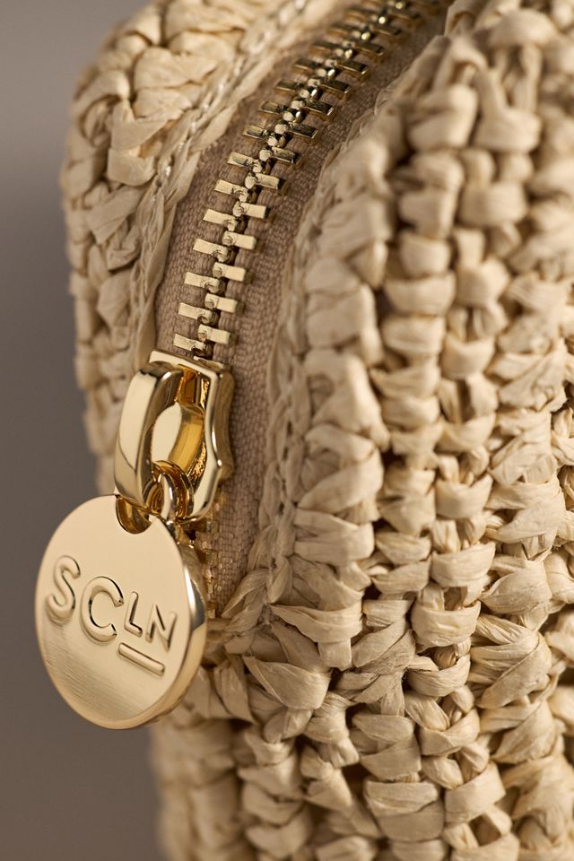 Stoney Clover Lane Raffia Small Pouch #2