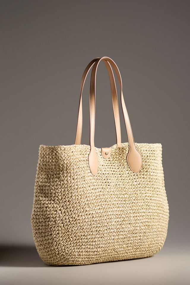 Stoney Clover Lane Beach Raffia Tote #1