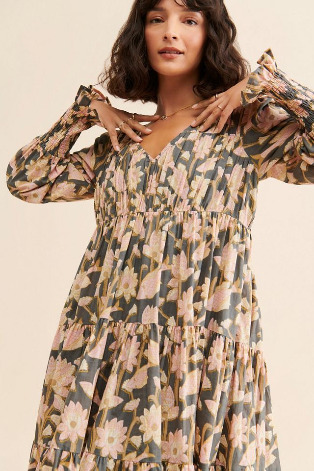 Let Me Be Waistless Floral Dress #2