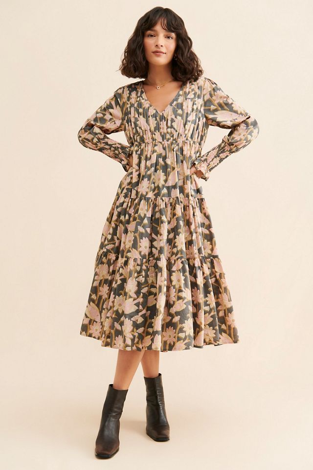 Let Me Be Waistless Floral Dress #3