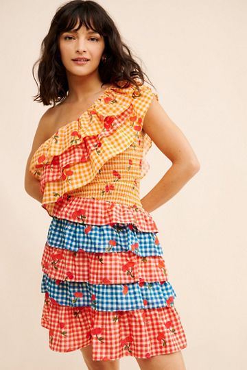 The Ruffle Swing Mini Dress