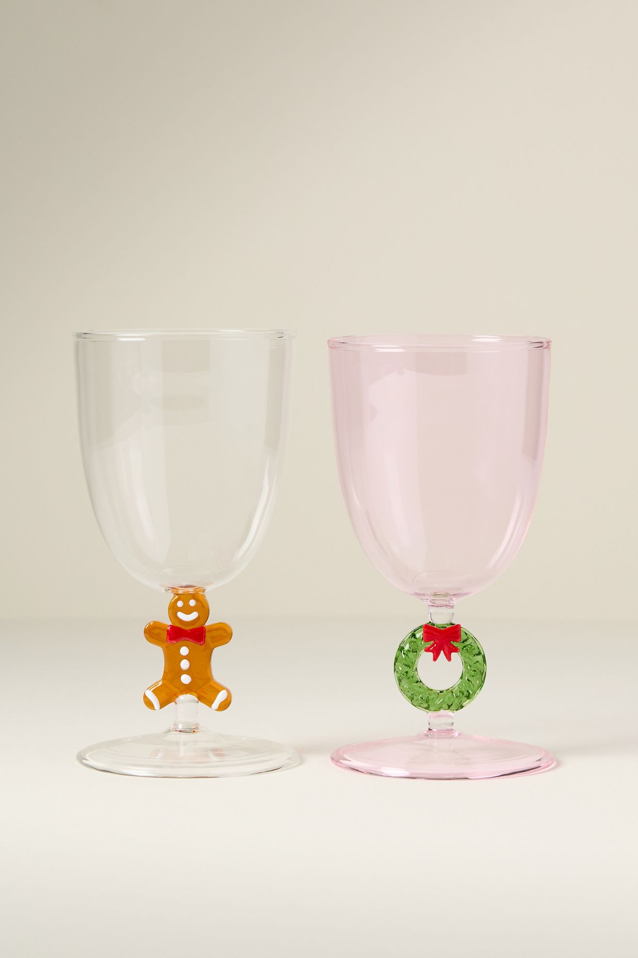 Clara Wine Glass - Wreath, Standard, One Size