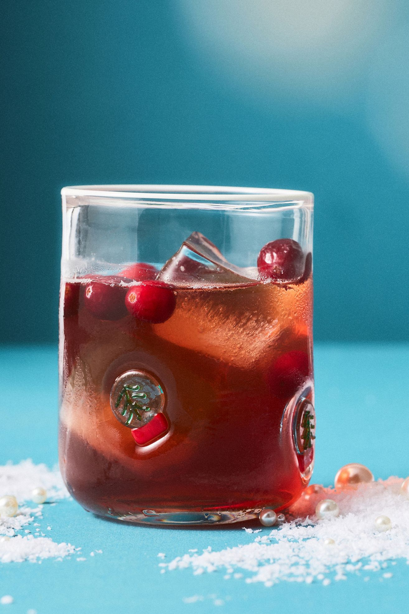 The Festive Icon Juice Glass - Snowglobe, Standard, One Size