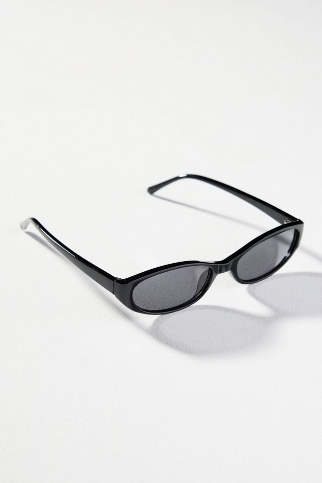Reality Eyewear Velvet Kitten Slim Oval Sunglasses #1