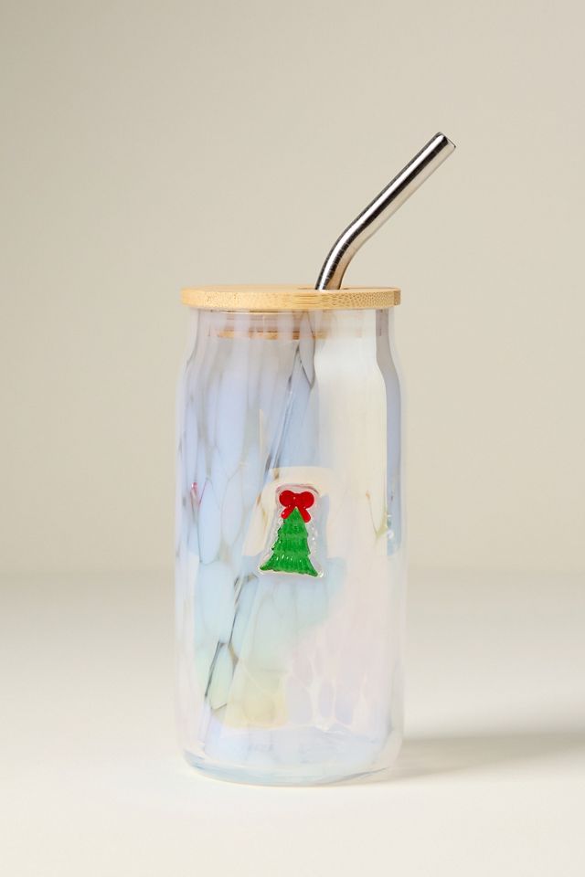 The Festive Confetti Icon Juice Glass Tumbler with Lid #2