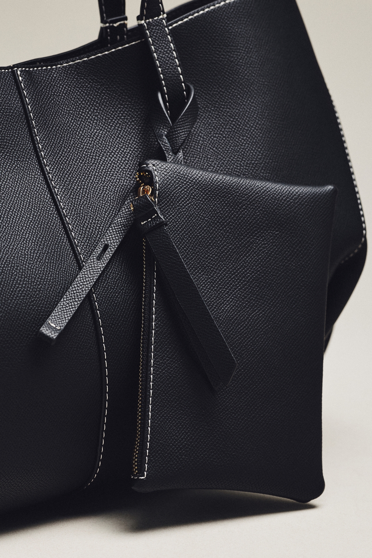 Top-Handle Long Tote