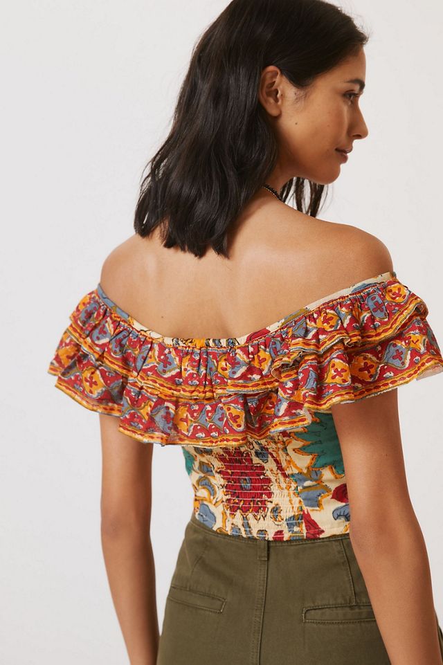 Love The Label Ava Floral Crop Top #1