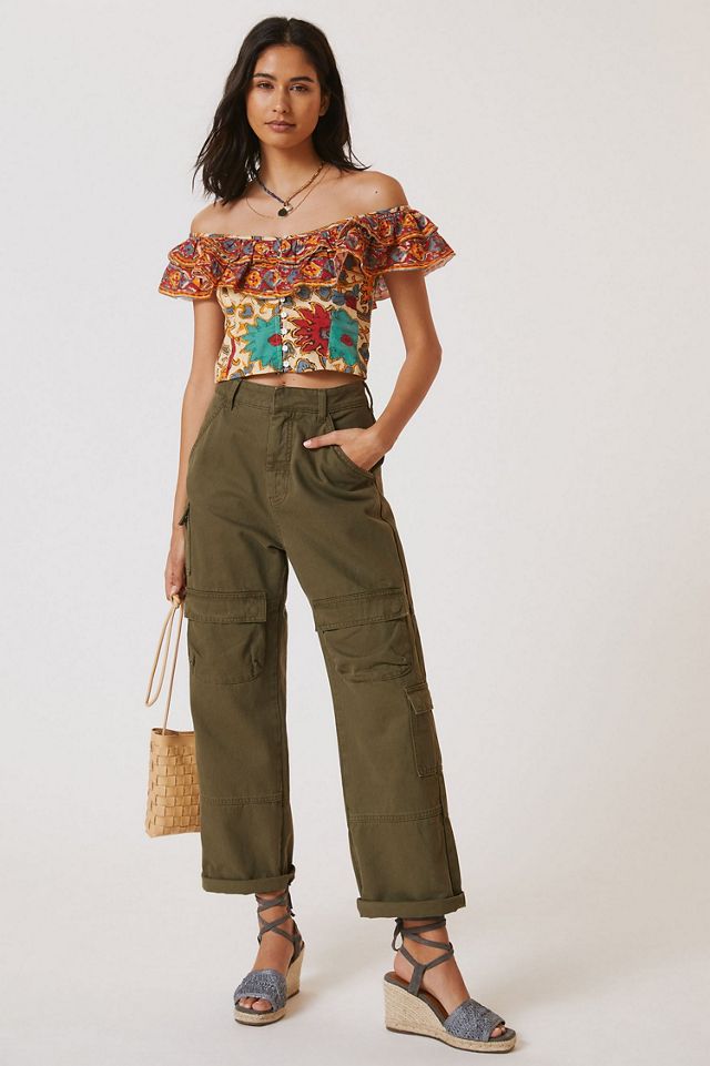Love The Label Ava Floral Crop Top #3