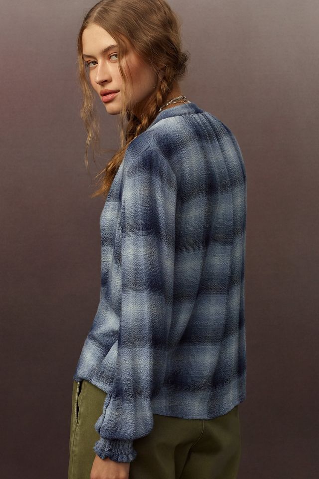 Cloth & Stone Long Sleeve Henley Femme Shirt #1