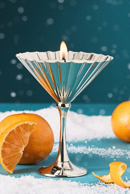 Zodax Fruity Vendôme Martini Metal Candle In Multi
