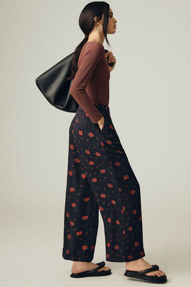 FARM Rio Berry Printed Wide-Leg Pants #3