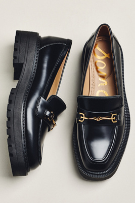 Sam Edelman Leah Platform Loafers In Black