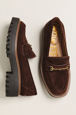 Sam Edelman Leah Platform Loafers In Brown