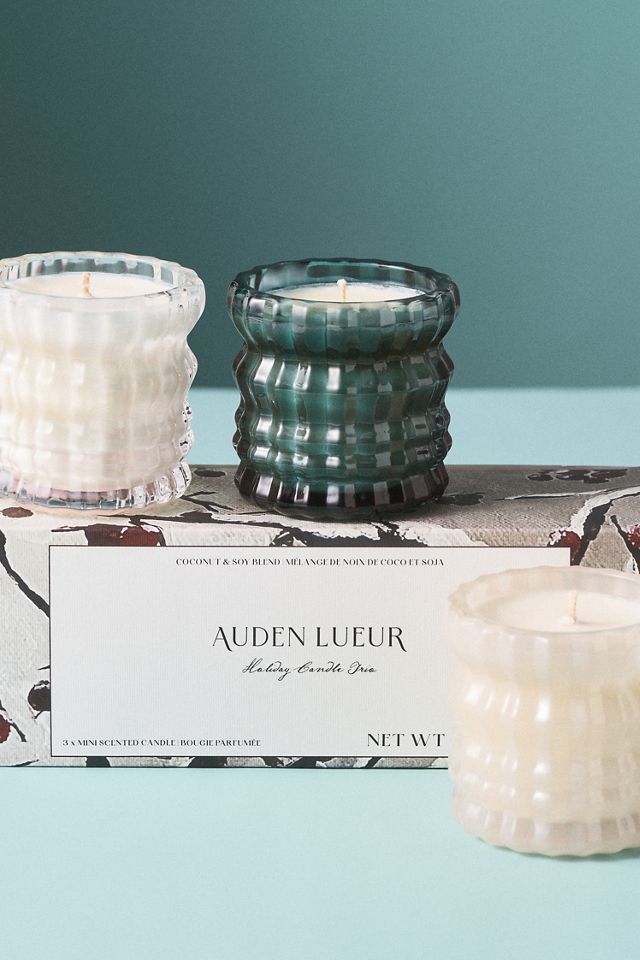 Auden Lueur Holiday Boxed Candle Trio #1