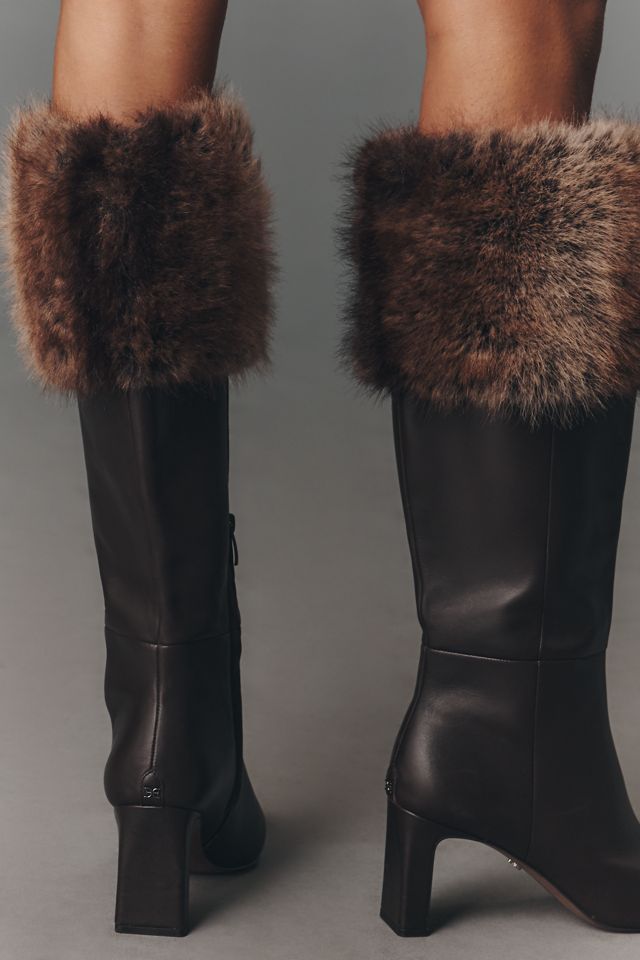 Sam Edelman Sylvia Cozy Faux-Fur Cuff Boots #1