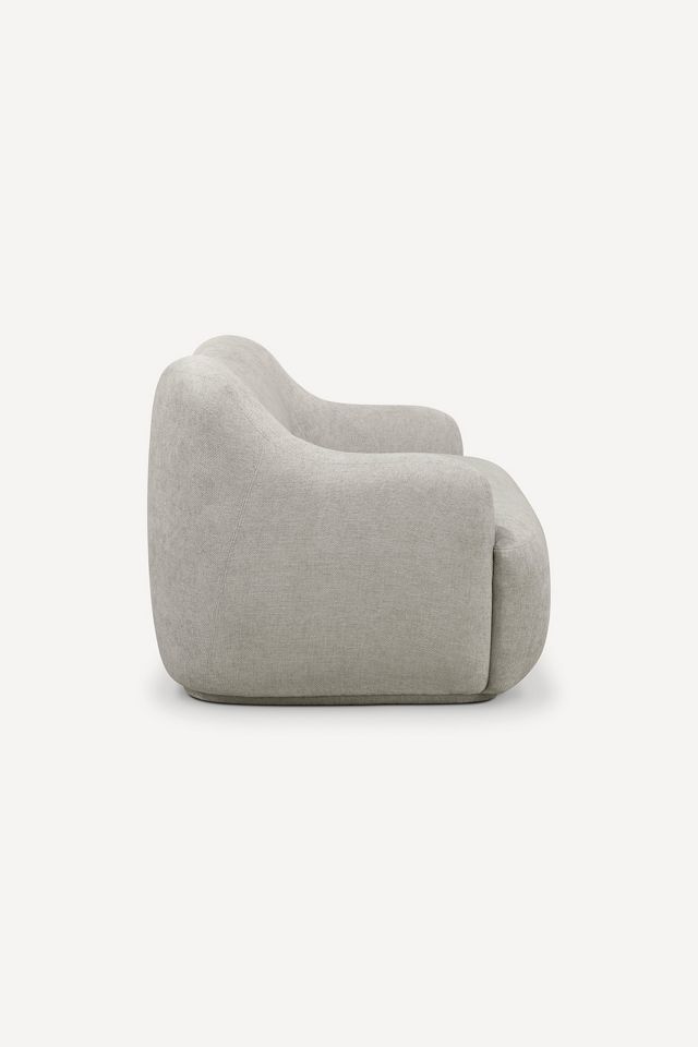 Orla 79" Curved Linen-Blend Sofa #2