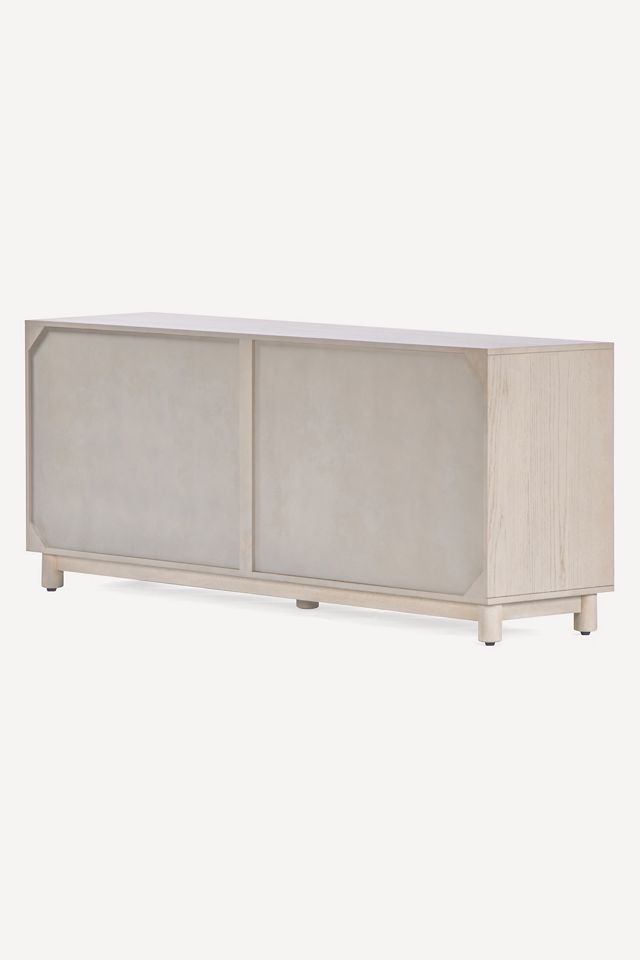 Grace 71" Oak Wood Cane Sideboard #4