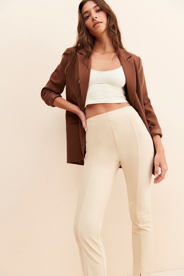 En Saison High-Rise Slit Pants #2