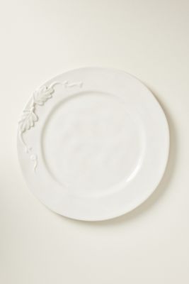Oak Leaf Stoneware Dinner Plate, Set of 4