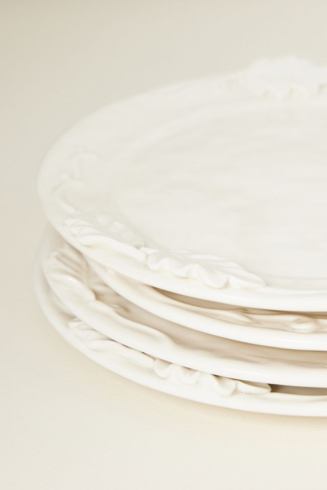 Oak Leaf Stoneware Dessert Plates, Set of 4 #3