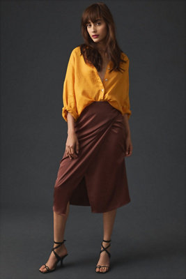 スカート KIYLIE Asymmetric Twist Slip Skirt スカート KIYLIE Asymmetric Twist Slip Skirt KIYLIE