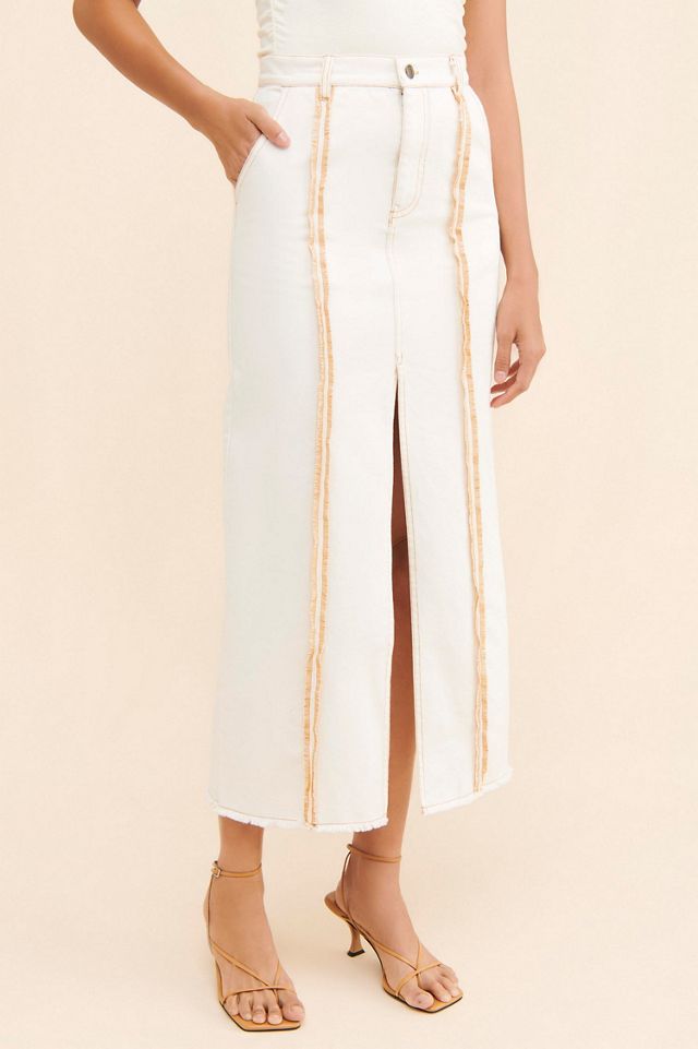 Moon River Overlock Midi Skirt #2