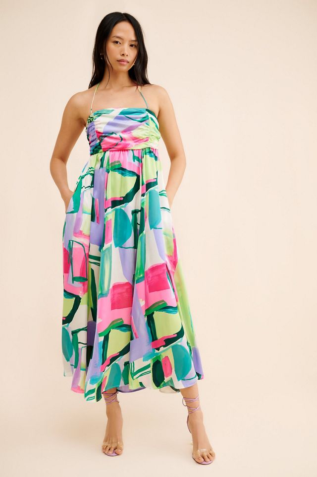 The Odells Abstract Printed Maxi Dress #3