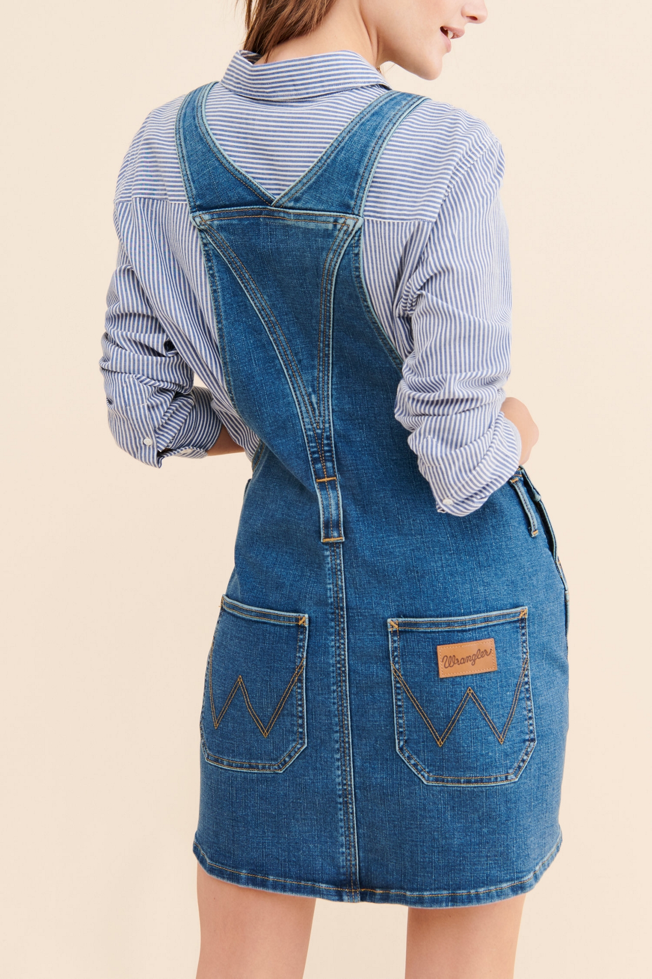 Wrangler Yesterday Denim Skirt Overalls