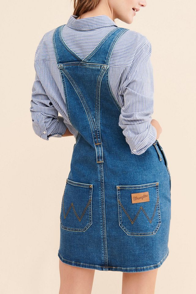 Wrangler Yesterday Denim Skirt Overalls #2