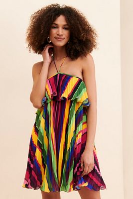 AMUR Sevyn Mini Halter Dress