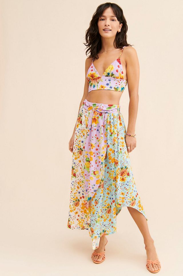 Agua Bendita Kayle Floral Crop Top #3