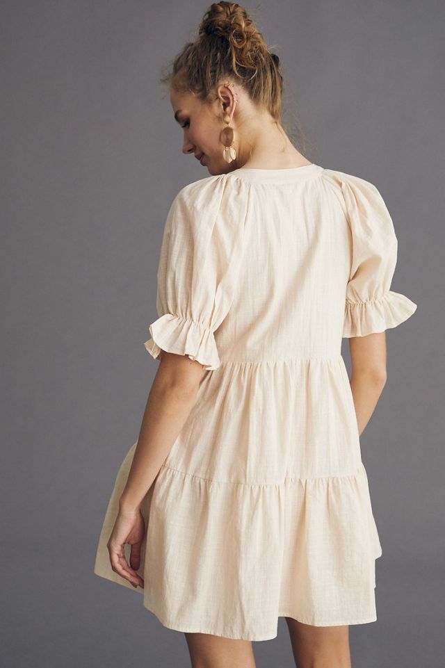Avantlook Tiered Mini Tunic Dress #1