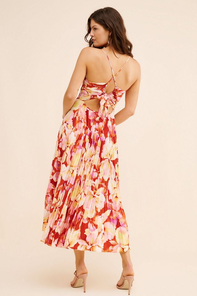 ASTR the Label Blythe Pleated Dress #1