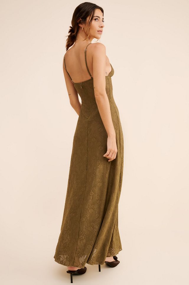 WeWoreWhat V Front Midi Dress