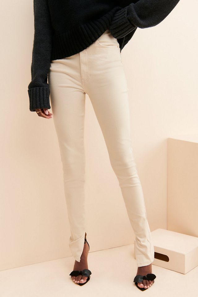 WeWoreWhat Slit Hem Jeans #2