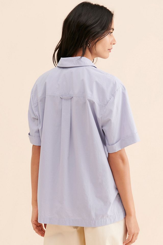 Madewell Signature Poplin Short-Sleeve Button-Down Shirt #1