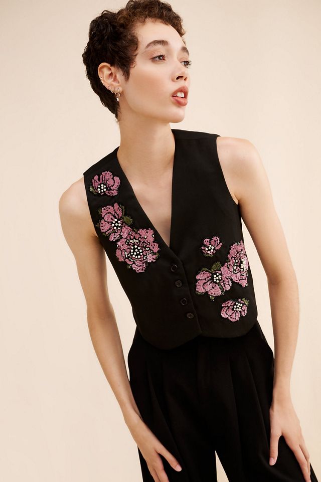 Dhruv Kapoor Embellished Menswear Vest #2